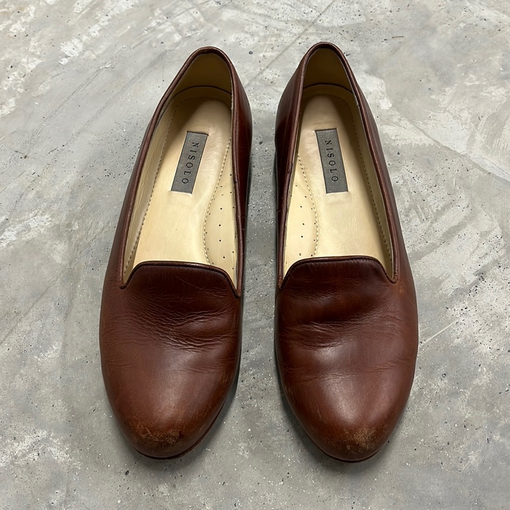 Nisolo Brown Leather Loafers
